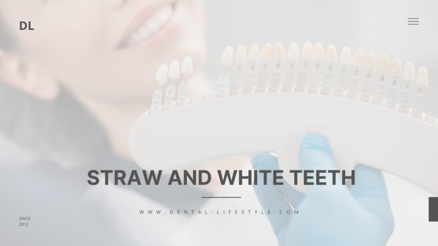 Most people do not beleive that a simple straw can help maintain teeth white and healthy.