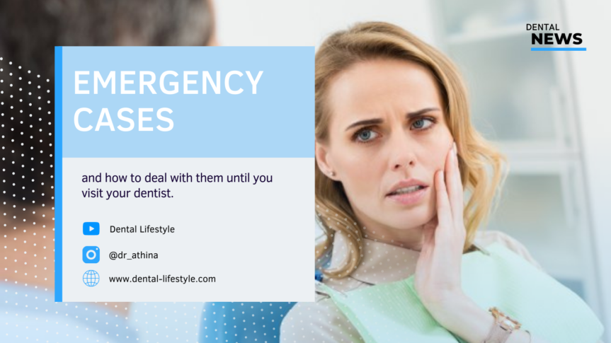 Emergency cases can appear and you might not have access to a dentist or hospital. Here we present you some pretty common problems and how to deal with them.