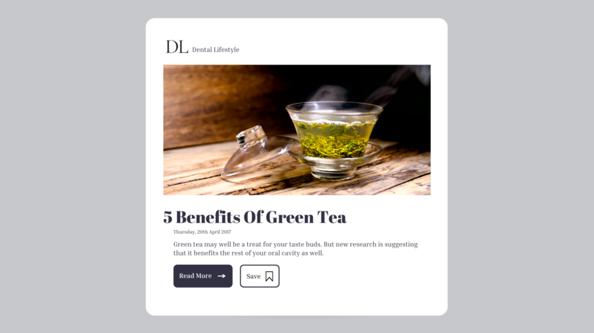 Green tea may well be a treat for your taste buds. But new research is suggesting that it benefits the rest of your oral cavity as well.